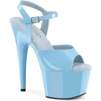 Pleaser - ADORE709 Sandaal met enkelband - US 10 - 40 Shoes - Blauw