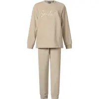 Lunatex - Dames Huispak - Pyjama - Beige - Maat L