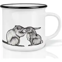 Ligarti Mok keramiek - konijn en bever -