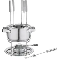 Spring Vork van Bourguignonne, Fondue Set, Zilver