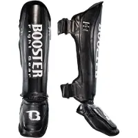 Booster Fight Gear - Scheenbeschermer - V3 - Zwart - Maat M