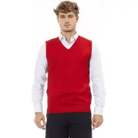 Alpha Studio Rode V-hals Veste Al23582