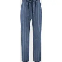 Yumeko Pyjamabroek Flanel L Blauw - Eco, Bio & Fairtrade
