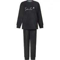 Lunatex - Dames Huispak - Pyjama - Zwart - Maat XL