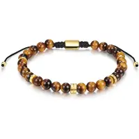 Männerglanz Armband bruin