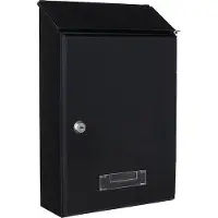 Rottner tresor Rottner Brievenbus Fiona - Zwartgrijs - 36x23,5x9,5cm