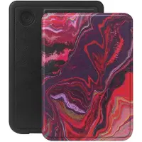 Selencia Vivid Bookcase voor de Kobo Clara Colour / Clara BW - Marble Purple
