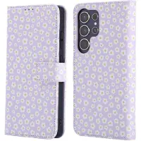 IMoshion Design Bookcase voor de Samsung Galaxy S25 Ultra - White Daisy