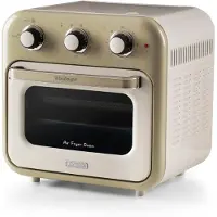 Ariete 4632/03 Vintage Airfryer & Oven - 16 liter - 1400 Watt - timer - draaispit - roterende mand - beige