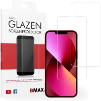 BMAX 2-pack iPhone 13 Glazen Screenprotector