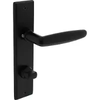 Intersteel Deurklink Sophie WC-sluiting 63/8 zwart