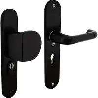 Intersteel Veiligheidsbeslag SKG3 greep/kruk PC55mm met kerntrekbeveiliging - aluminium/zwart