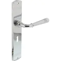 Intersteel Deurkruk Helena op langschild sleutelgat 56mm - chroom