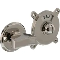 Intersteel Toilet-/badkamersluiting Degeorge vrij/bezet met 8 mm stift - nikkel glans