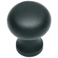 Intersteel Meubelknop met punt ø25mm - smeedijzer zwart