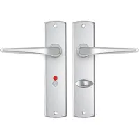 Axa Deurbeslag | Deurklink met wc-sluitingsschild | | Curve Duim | 63