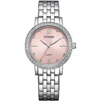 Citizen Dames Horloge Zilverkleurig EL3100-55W