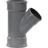 PVC handel Manchet t-stuk 45° m-m, verlopend-315 x 250 x 315 mm, SN4