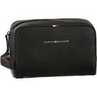 Tommy Hilfiger Toilettas 'Essential' rood / zwart / wit