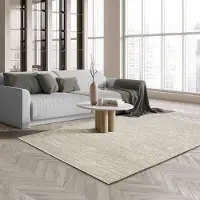 The Carpet Vloerkleed Boho Nature Wol Natuurlijke wol handgeweven wollen tapijt Scandinavische boho-look