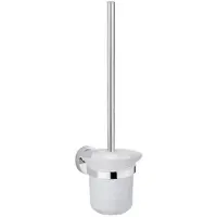 Schutte LONDON Toiletborstelset - Mat Glas - Chroom