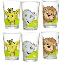 Ritzenhoff & Breker Kindergläser Dschungeltiere 205 ml Set van 6
