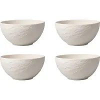 Villeroy & Boch Kom Manufacture Rock Blanc (4-Delig)