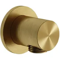 Hotbath Archie AR517 wanduitlaat geborsteld messing PVD