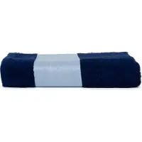 The One Towelling Sublimatie Badhanddoek - 70 x 140 cm - Hotelkwaliteit - 100% Zacht katoen - Marineblauw