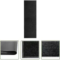 vidaXL Buitenmat - Binnenmat - Deurmat wasbaar 60x180 cm zwart - Deurmat - Antislip Mat - Pvc Mat