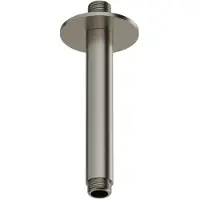Hotbath ACE plafondarm 15cm nikkel geborsteld