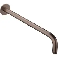 Hotbath Wandarm ace 42 cm geborsteld koper pvd