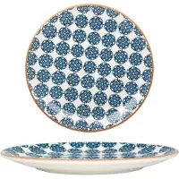 Bonna Dinerbord lotus porselein 25 cm set van 6