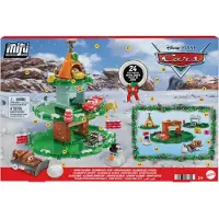 Disney en Pixar Cars Minis Adventskalender met 24 stuks Verrassingen Inclusief 4 speelgoedminiauto's Stapelbare baan Storytel