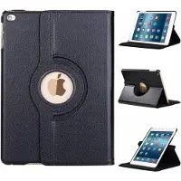 Ntech Hoes geschikt voor iPad 5e / 6e generatie (2018 / 2017) 360° draaibaar bookcase Zwart