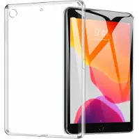 Ntech Hoes geschikt voor iPad 2021 / 2020 / 2019 (9e/8e/7e Generatie / 10.2 inch) Silicone cover - Hoes geschikt voor iPad 2020 Hoes - Hoes geschikt voor iPad 2019 hoes Cover Hoesje Transparant - Ntech
