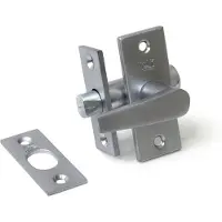 Dulimex | Insteekgrendel met sluitplaat lengte 70 mm | Zilvergrijs