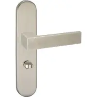 Impresso Luton RVS geborsteld op Ovaal schild