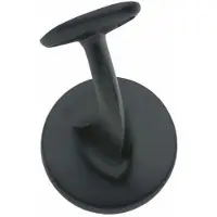 Intersteel | Leuninghouder centraal hol zadel | Blind Zwart