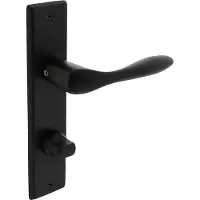 Intersteel Deurklink Banaan WC-sluiting 63/8 zwart