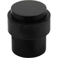 Intersteel deurstop Vloermontage ø30x40mm zwart