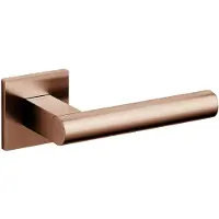 Olivari Design deurklink Euclide Q mat koper