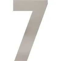 Intersteel XXL huiscijfer 50 cm hoog - RVS