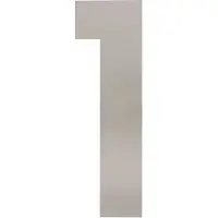 Intersteel XXL huiscijfer 50 cm hoog - RVS