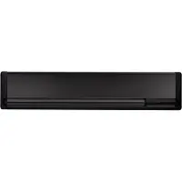 Axa | Brievenbus Briefplaat met Naamplaat | Zwart | 350x74mm