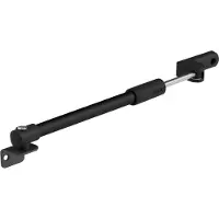 Axa Telescopische Raamuitzetter - 30 IN - Kierstandhouder Raam - Naar binnen draaiend - Traploze standen - Zwart - 30 cm