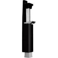 Deni Deurvastzetter voetstift 32x207 mm zwart