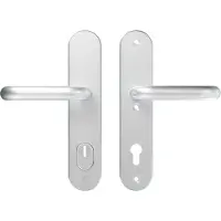 Axa Veiligheidsbeslag Oval+ Kruk/Kruk Kerntrek PC92 SKG***