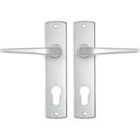 Axa Deurbeslag | Deurklink met cilinderschild | | Curve Duim | 72 mm