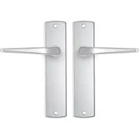 Axa Deurbeslag | Deurklink met blindschild | | Curve Duim (Aluminium)